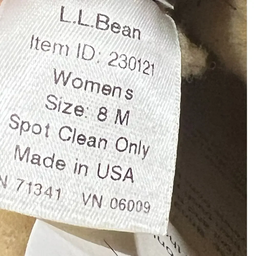 NWOT L.L. Bean Women’s Brown Shearling Lined Hunting Duck Boots Size 8